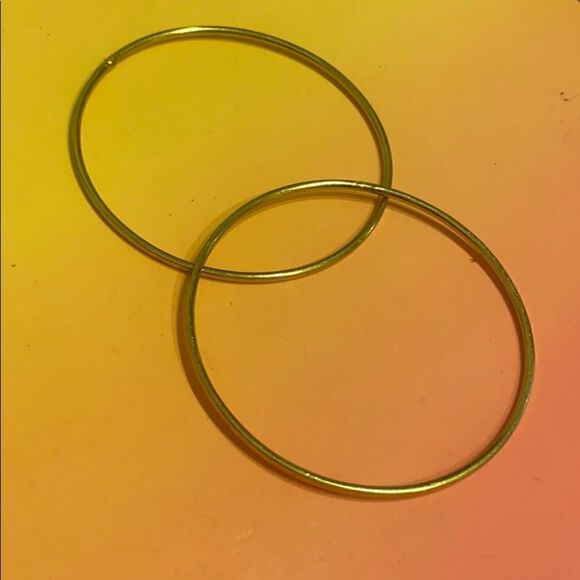 2 Gold - LIKE NEW - Bangles - Bracelet - Picture 3 of 3